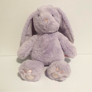 Aurora Purple Bunny Plush Soft Lavender Stuffed Animal Lovey 11” Floppy Toy Girl